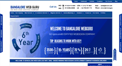 Desktop Screenshot of bangalorewebguru.co.in